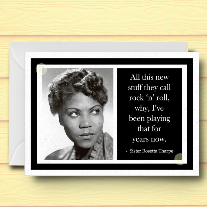 Sister Rosetta Tharpe Card